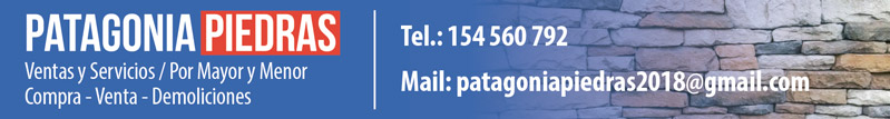Patagonia piedras, por mayor y menor