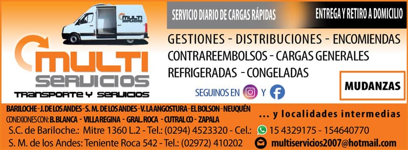 Transporte multiservicios, bche, s.m. de los andes